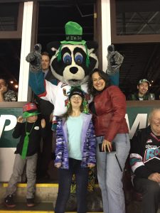 Executive Board member Joyce Galuska at Kelowna Rockets 2018