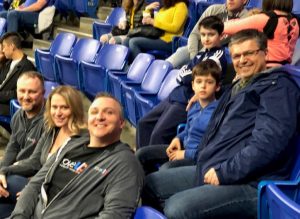 MoveUP members at Vancouver Stealth game
