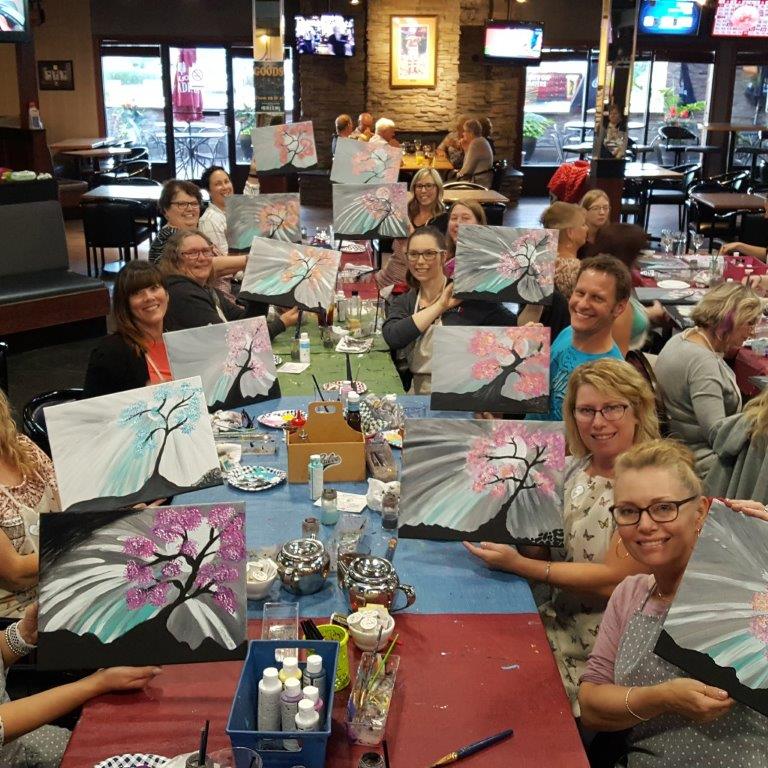 Paint night in Vernon 2018