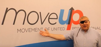 David Black with MoveUP logo