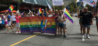 MoveUP at Vancouver Pride Parade 2016