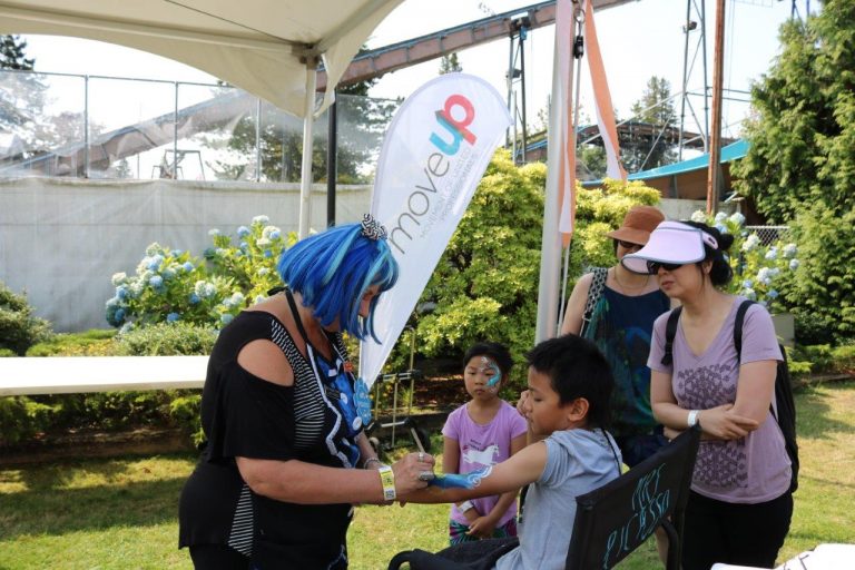 face painting at Playland