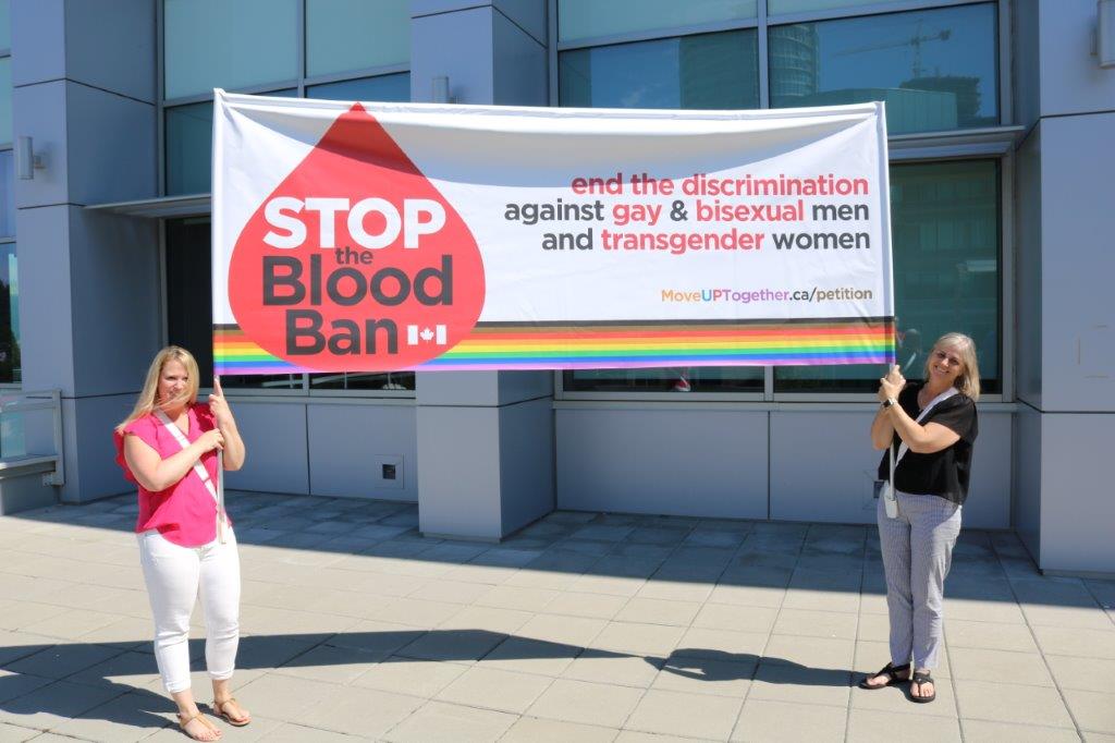 MoveUP blood ban banner