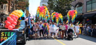 MoveUP at the 2018 Vancouver Pride Parade