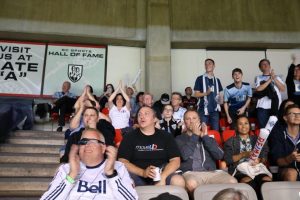 Cheering on the Whitecaps