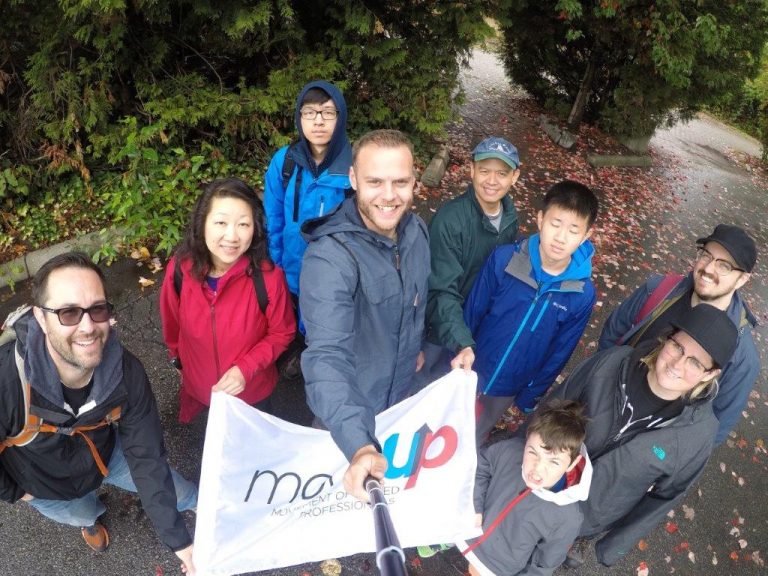 MoveUP members at Burns Bog