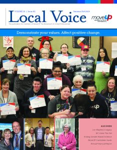 Cover of MoveUP's 2024 Summer edition of the Local Voice