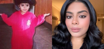 Vanessa at age 5 (left) and age age 25 (right)