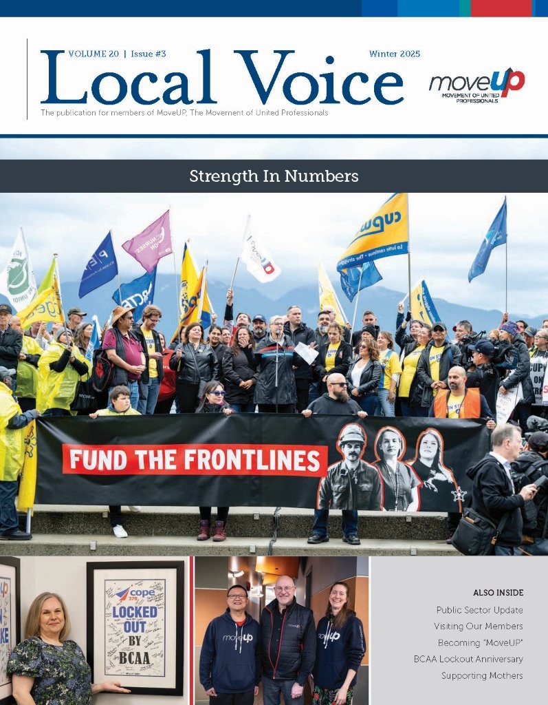 Cover page of the Winter 2025 edition of the Local Voice