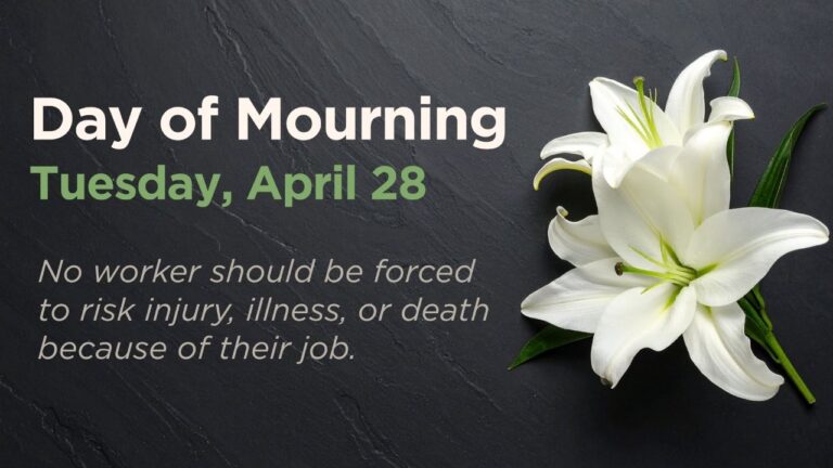 Day of Mourning graphic for 2026