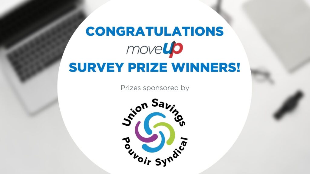Survey prize winners graphic with Union Savings